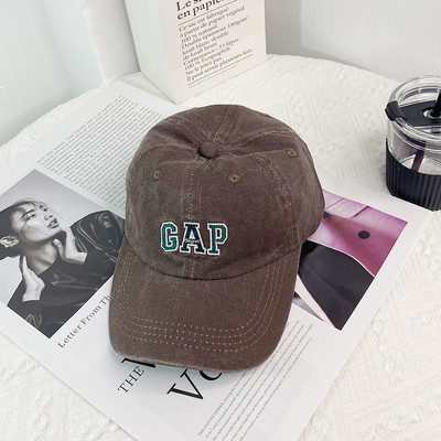 2023 New Ins Denim Broderie Cuplu Pălărie de baseball Top Bumbac moale Cremă solară Parasolară Retro Totul merge cu ea