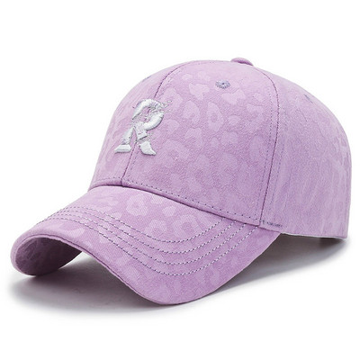 R Alphabet Tikandid Pesapallimüts meestele Naistele Ühevärviline Lihtne suvine välivisiir tipukübarad Pehme puuvillane vabaaja päikesemüts