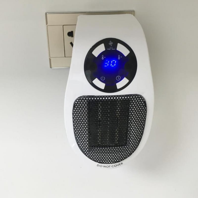Mini încălzitor electric de aer cu priză de perete 110-220V Suflantă caldă puternică Ventilator de încălzire rapidă pentru acasă, birou, aragaz, radiator, încălzitor de cameră