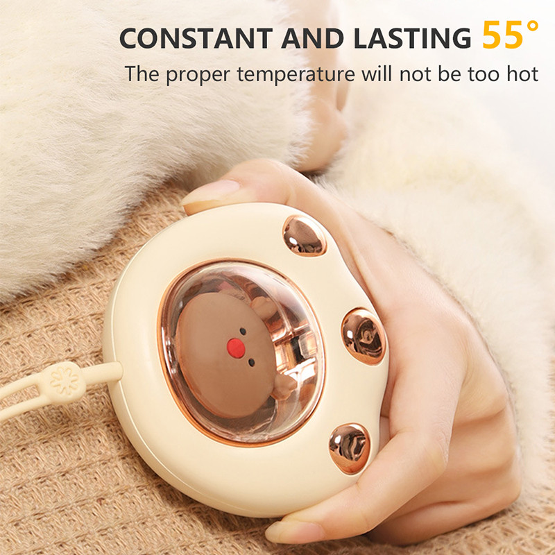 Įkraunamas elektrinis rankų šildytuvas USB šildytuvas Mini mielas Cat Claw Power banko šildytuvas, skirtas žiemos lauke kelionėms pėsčiomis