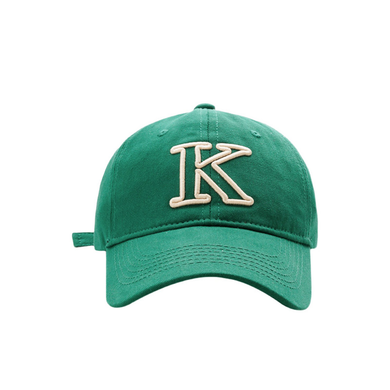 Pălărie verde, broderie 3D, pop coreeană, hip-hop, pălărie de vară, șapcă de baseball pentru bărbați, snapback, fluorescentă, pălărie pentru femei, pălărie de soare din bumbac
