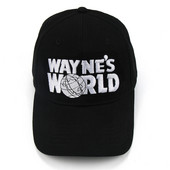 Wayne`s World must müts pesapallimüts Moe stiilis Cosplay tikitud Truckeri müts Unisex võrkkübar reguleeritav suurus