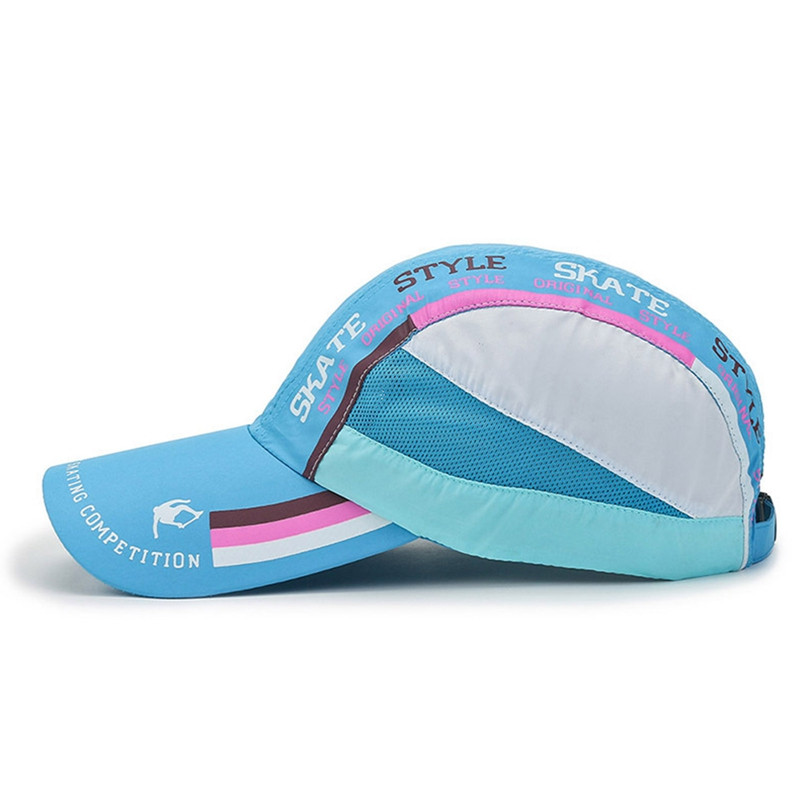 Kültéri hálós baseballsapkák, sport, légáteresztő kacsanyelv sapkák, betűk patchwork, lófarok sapka állítható kamionos Snapback sapka unisex