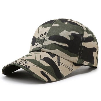 Външна камуфлажна военна шапка Бейзболни шапки Тактическа армейска шапка Спортни шапки за колоездене за мъже, възрастни