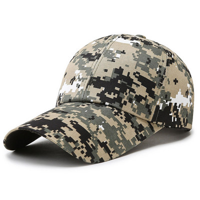 Външна камуфлажна военна шапка Бейзболни шапки Тактическа армейска шапка Спортни шапки за колоездене за мъже, възрастни