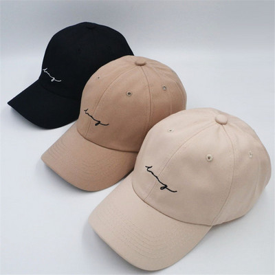 Jauna kokvilnas beisbola cepure Sieviešu ikdienišķa viziera izšuvums Snapback vāciņš Vasaras pavasara unisex vienkrāsainas saules cepures Hip Hop cepures