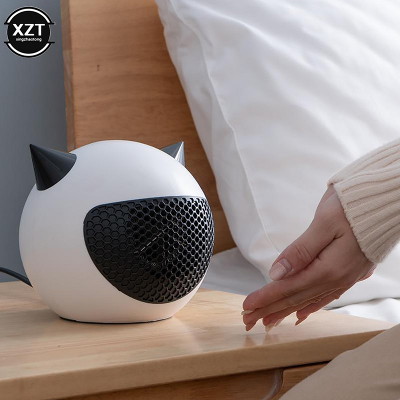 Pārnēsājams mājsaimniecības sildītājs mini galda sildītājs biroja un kopmītņu galddatora mini termiskais ventilators elektriskais sildītājs