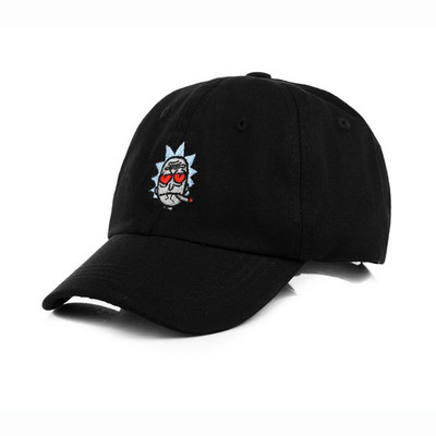 Νέο υψηλής ποιότητας 100% βαμβακερό καρτούν Καπέλα Μπέιζμπολ Rick Κέντημα αντηλιακό καπέλο ανδρικό και γυναικείο καπέλα Snapback Fashion Sports Cap 2021