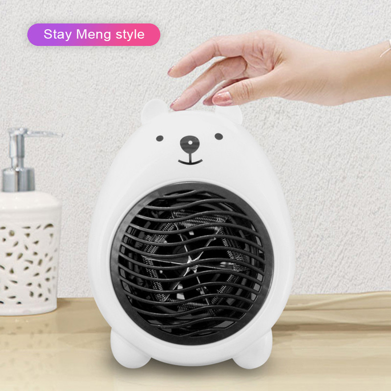 Mali modni medvjed crtani električni grijač Brzo zagrijavanje u 2 s jak vjetar Električni ventilator za grijanje Oprema za kućno grijanje 42D