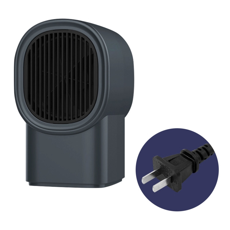 Kaasaskantav ruumiküttekeha PTC keraamilise kütteelemendiga miniküttekeha siseruumides kodukontori isiklikuks kasutamiseks 400 W valge/hall