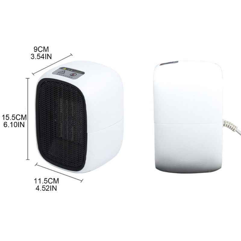 Elektromos fűtés Légmelegítő US/EU Fűtőventilátor Műanyag hálószobákhoz N0PF