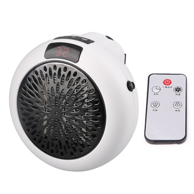 Prijenosni električni grijač od 350 W (EU), digitalni zaslon + daljinski upravljač