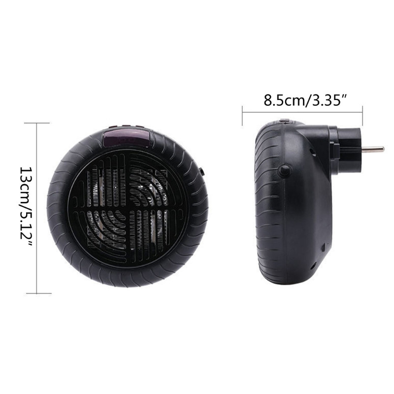 Prijenosni električni grijač od 350 W (EU), digitalni zaslon + daljinski upravljač