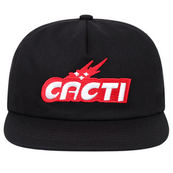 CACTI Καπέλο Snapback Hip Hop Γυναικείο ανδρικό καπέλο μπέιζμπολ Cactus Jack βαμβακερό κέντημα