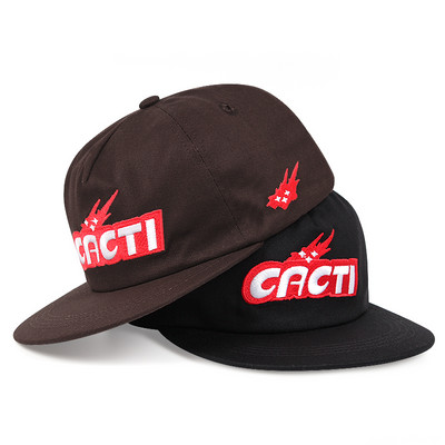 CACTI Snapback cepure Hip Hop sievietēm Vīriešu beisbola cepure Cactus Jack kokvilnas izšuvumi