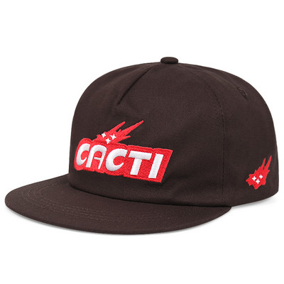 Pălărie Snapback CACTI Hip Hop Femei Bărbați șapcă de baseball Cactus Jack Broderie din bumbac