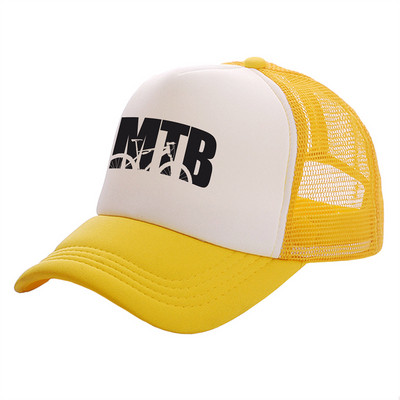 MTB Mountain Bikes Trucker Cap Cool Men Ride Mountains Bicycle Hat Бейзболни шапки Летни унисекс мрежести шапки MZ-240