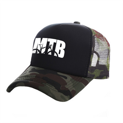 MTB Mountain Bikes Trucker Cap Cool Men Ride Mountains Bicycle Hat Бейзболни шапки Летни унисекс мрежести шапки MZ-240