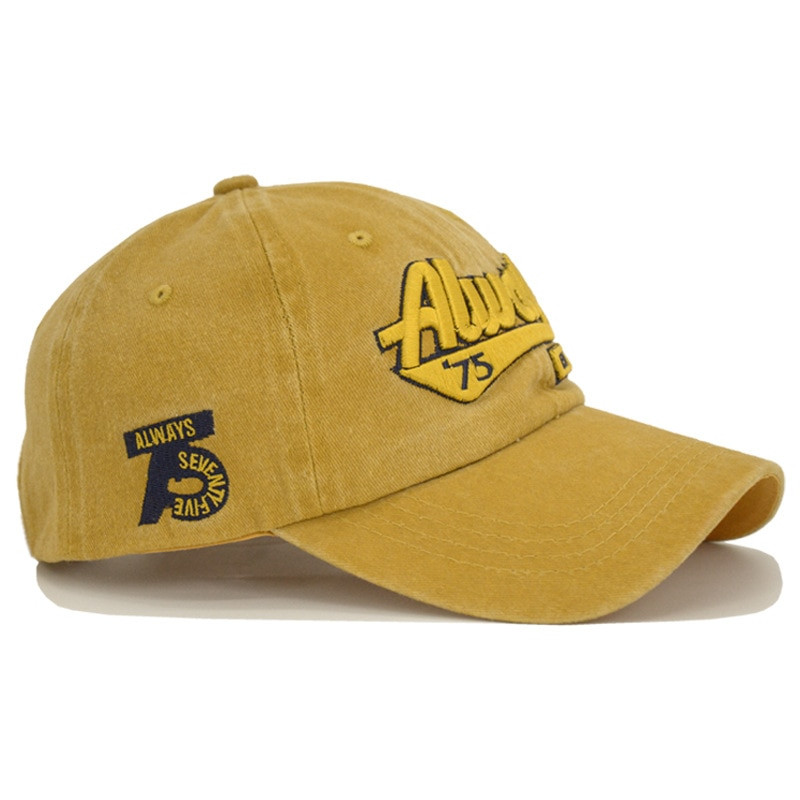 Új divatos szabadtéri sport pamut baseballsapka nőknek, alkalmi retro hímzésű férfi hip-hop visszapattanó sapka Snapback sapka