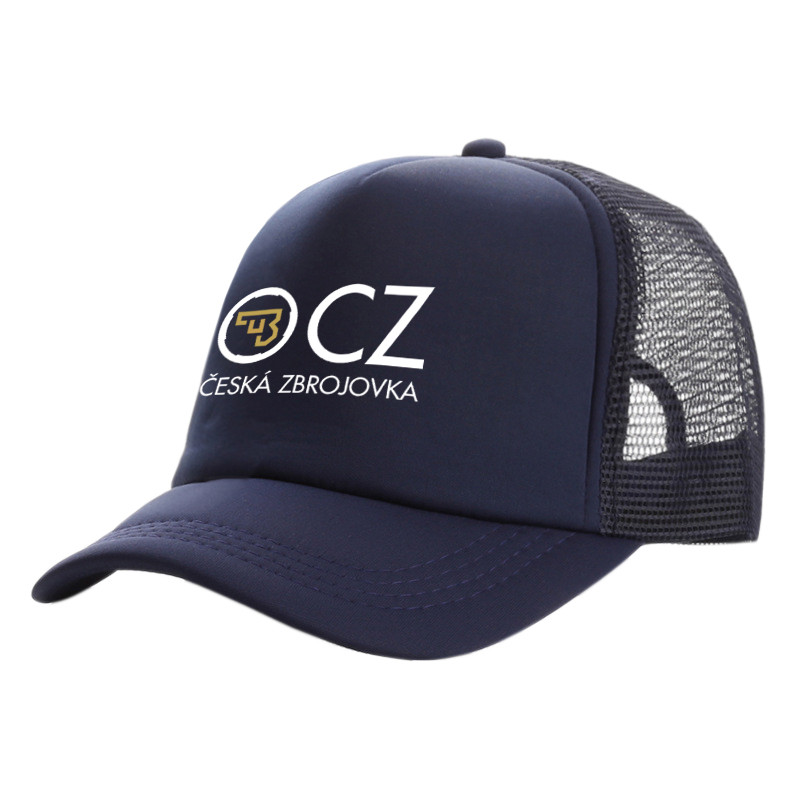 Ceska Zbrojovka Trucker sapka Férfi Vicces CZ lőfegyver sapka Baseball sapka Menő nyári unisex hálós sapkák
