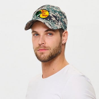 Unisex Summer Bass Pro Shops Εκτυπωμένο καμουφλάζ καπέλο μπέιζμπολ Γυναικείο καθημερινό καπέλο για αντηλιακό ανδρικό καπέλο αντηλιακής προστασίας στρατιωτικό snapback