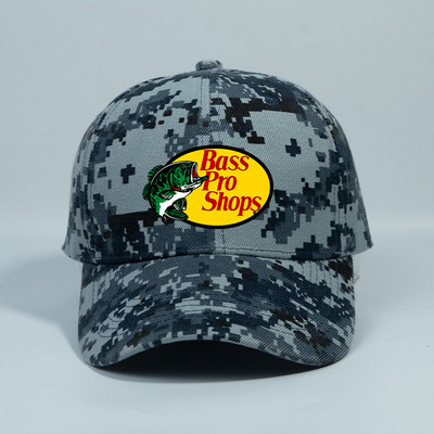 Unisex Summer Bass Pro Shops Șapcă de baseball cu imprimeu de camuflaj Căciulă de soare zilnică pentru femei, șapcă militară snapback pentru bărbați, pălărie de protecție solară