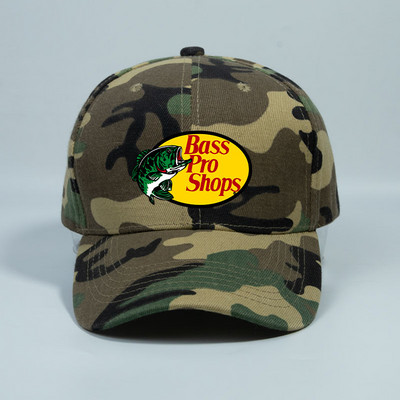 Unisex Summer Bass Pro Shops Εκτυπωμένο καμουφλάζ καπέλο μπέιζμπολ Γυναικείο καθημερινό καπέλο για αντηλιακό ανδρικό καπέλο αντηλιακής προστασίας στρατιωτικό snapback