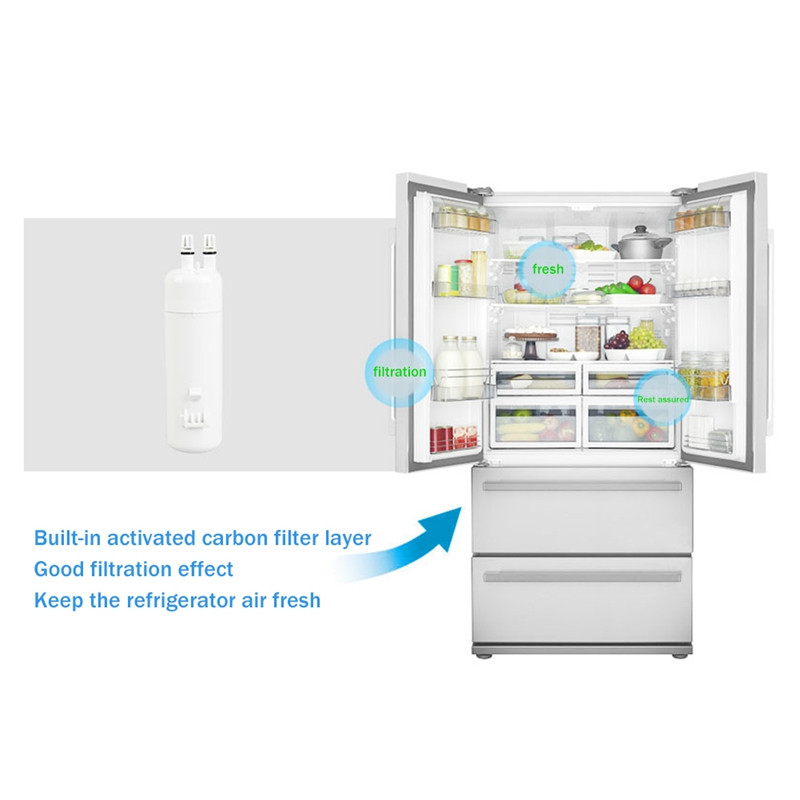 W10295370A vízszűrő sapka, hűtőszekrény vízszűrő 46-9081, 46-9930 EDR1 vízszűrő csere EDR1RXD1-hez