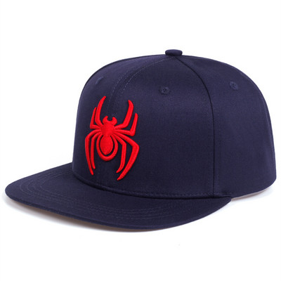 Νέο Spider Embroidery Baseball Cap Snapback Trucker Outdoor Sports Shade καπέλο ανδρικό πανκ Hip hop Καπέλο Ρυθμιζόμενο καπέλο Bone