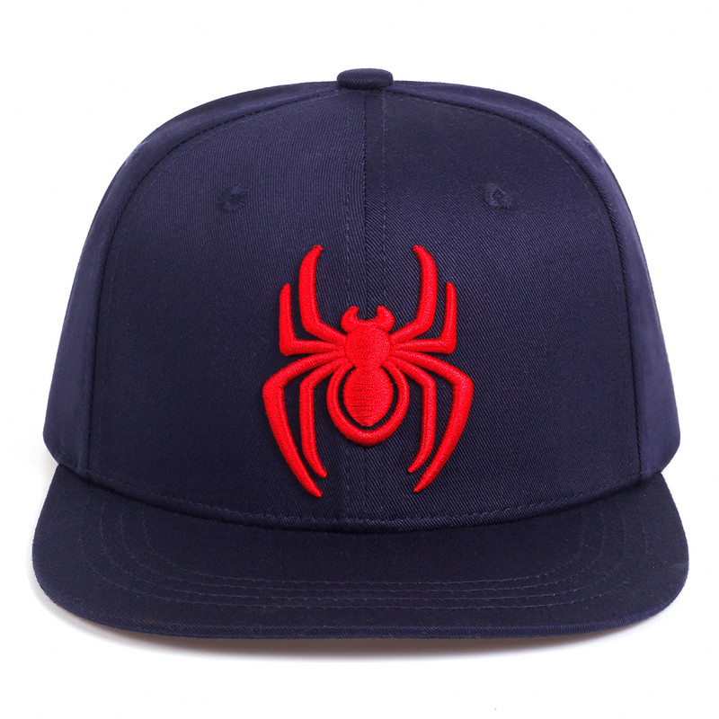 Νέο Spider Embroidery Baseball Cap Snapback Trucker Outdoor Sports Shade καπέλο ανδρικό πανκ Hip hop Καπέλο Ρυθμιζόμενο καπέλο Bone