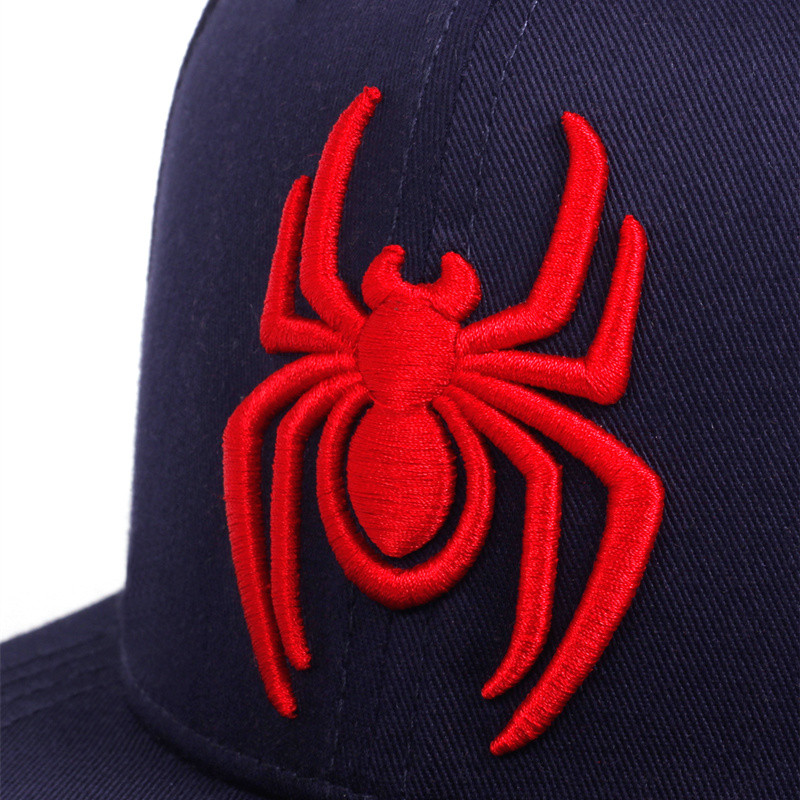 Νέο Spider Embroidery Baseball Cap Snapback Trucker Outdoor Sports Shade καπέλο ανδρικό πανκ Hip hop Καπέλο Ρυθμιζόμενο καπέλο Bone