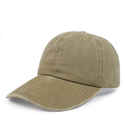 Baseball sapka egyszínű mosott napsapka férfi női horgászsapka sztreccs hip-hop stílusú baseballsapka napfénykalap