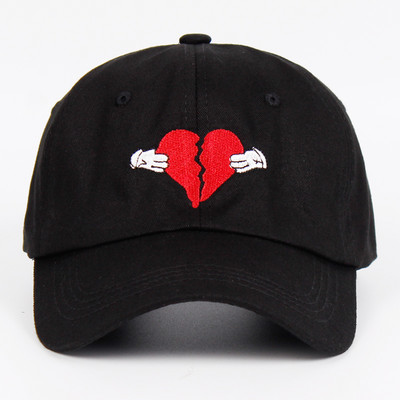 A legújabb Kanye West Heart Break album sapka Trend Hip Hop Apa sapka Snapback Kanye Fashion King férfiaknak női pamut baseball sapka