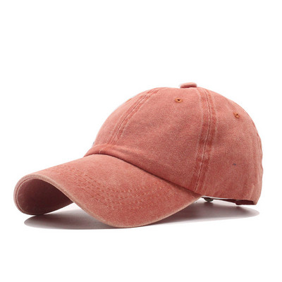 Kvaliteetne pestud puuvillane reguleeritav ühevärviline pesapallimüts Unisex paarimüts Mood vaba aeg isamüts Snapback müts