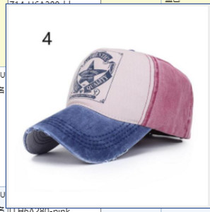 Viie tärni vintage pesapallimüts Truckeri müts, pestud mitmevärvilised puuvillased mütsid, reguleeritavad hiphopi mütsid meestele ja naistele