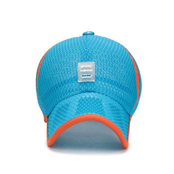 Νέα παιδικά καπέλα του μπέιζμπολ Βρεφικά κοριτσάκια αντηλιακό καπέλο για αγόρια Κασκέτα Gorras Kids Καλοκαιρινό αναπνεύσιμο διχτυωτό καπέλο