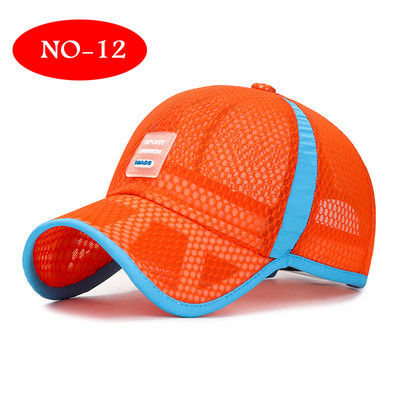 Uued laste pesapallimütsid, beebitüdrukute päikesekübarad, visiir poistele Snapback Casquette Gorras lastele, suvine hingav võrkkübar
