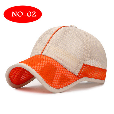 Uued laste pesapallimütsid, beebitüdrukute päikesekübarad, visiir poistele Snapback Casquette Gorras lastele, suvine hingav võrkkübar