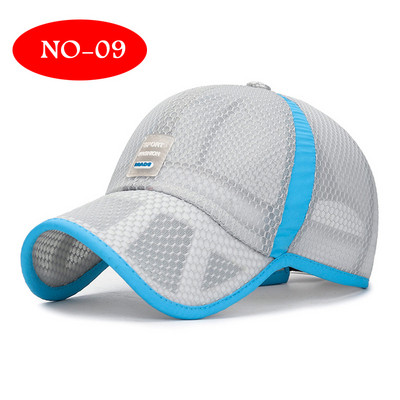 Uued laste pesapallimütsid, beebitüdrukute päikesekübarad, visiir poistele Snapback Casquette Gorras lastele, suvine hingav võrkkübar