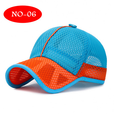 Uued laste pesapallimütsid, beebitüdrukute päikesekübarad, visiir poistele Snapback Casquette Gorras lastele, suvine hingav võrkkübar