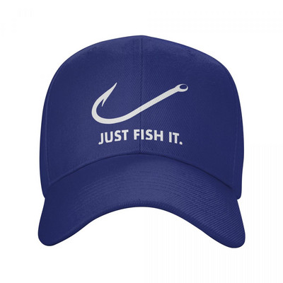 Klasszikus horgászat Just Fish It férfi baseballsapka, női, légáteresztő, horgászsapka, nagy teljesítményű Snapback sapkák napozósapkák