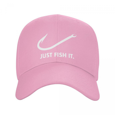 Klasszikus horgászat Just Fish It férfi baseballsapka, női, légáteresztő, horgászsapka, nagy teljesítményű Snapback sapkák napozósapkák