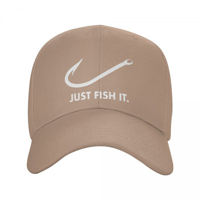 Klasszikus horgászat Just Fish It férfi baseballsapka, női, légáteresztő, horgászsapka, nagy teljesítményű Snapback sapkák napozósapkák
