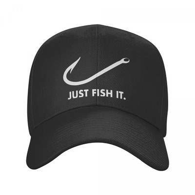 Klasszikus horgászat Just Fish It férfi baseballsapka, női, légáteresztő, horgászsapka, nagy teljesítményű Snapback sapkák napozósapkák