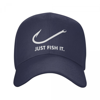 Klasszikus horgászat Just Fish It férfi baseballsapka, női, légáteresztő, horgászsapka, nagy teljesítményű Snapback sapkák napozósapkák