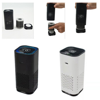 Μικρός καθαριστής αέρα Ionic Car Deodorizer HEPA Fresheners Filter Cleaner αέρα για σπίτι, αυτοκίνητο, ταξίδια, κρεβατοκάμαρα, γραφείο