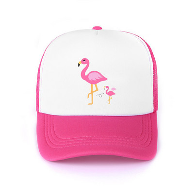 Mabel Dipper Baby Girls hálós sapkák nyári szabadtéri szerelem rózsa piros baseball sapka felnőtt