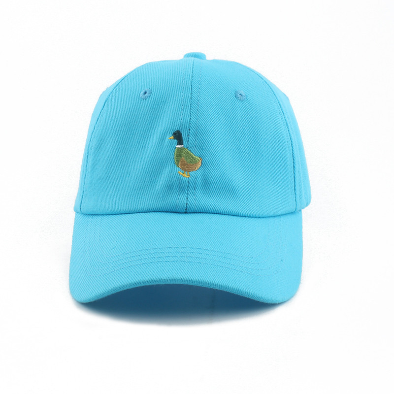 Nouă șapcă de baseball din bumbac, bărbați, femei, șepci hip hop, șapcă snapback cu broderie de rață de desene animate