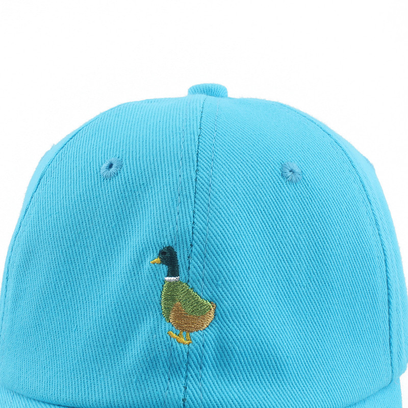 Nouă șapcă de baseball din bumbac, bărbați, femei, șepci hip hop, șapcă snapback cu broderie de rață de desene animate