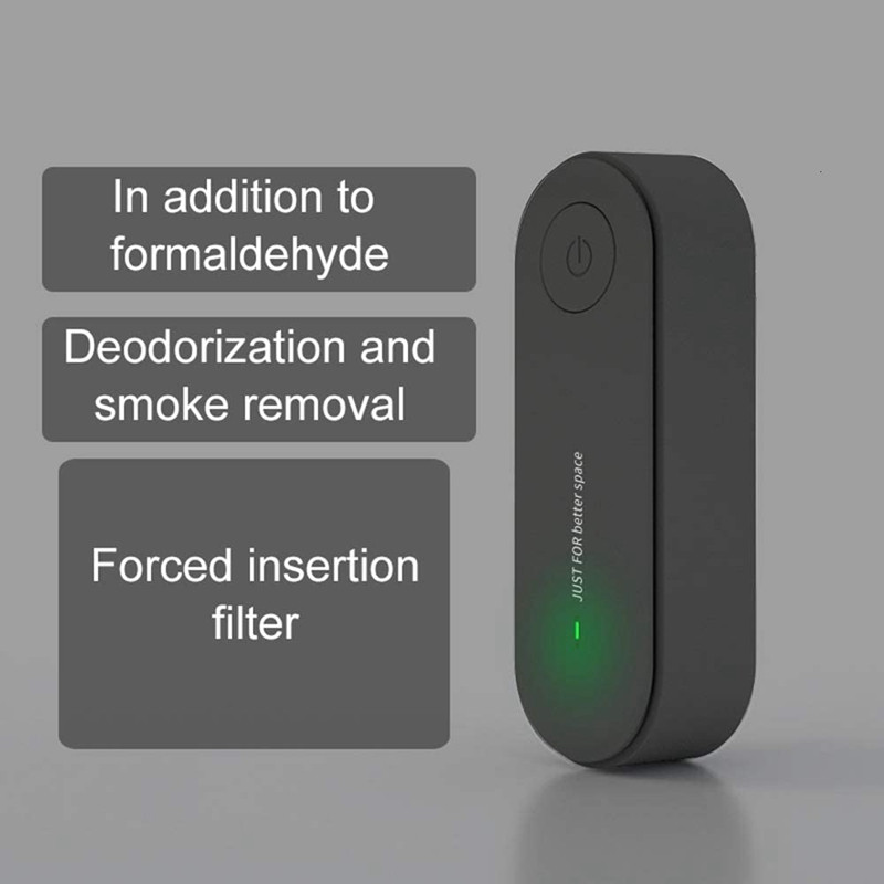 2 db Plug-In légtisztító, Mini hordozható légtisztító, iongenerátoros légtisztító alkalmas kisállat hálószobához US Plug